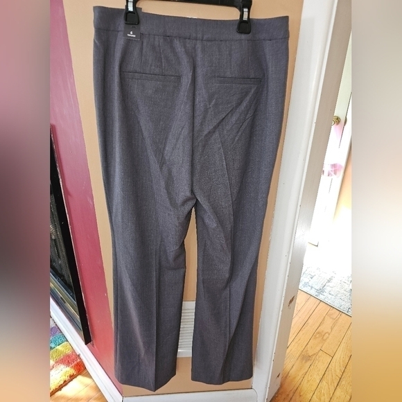 White House Black Market Grey Trousers NWT 6R  "G" - Picture 2 of 6